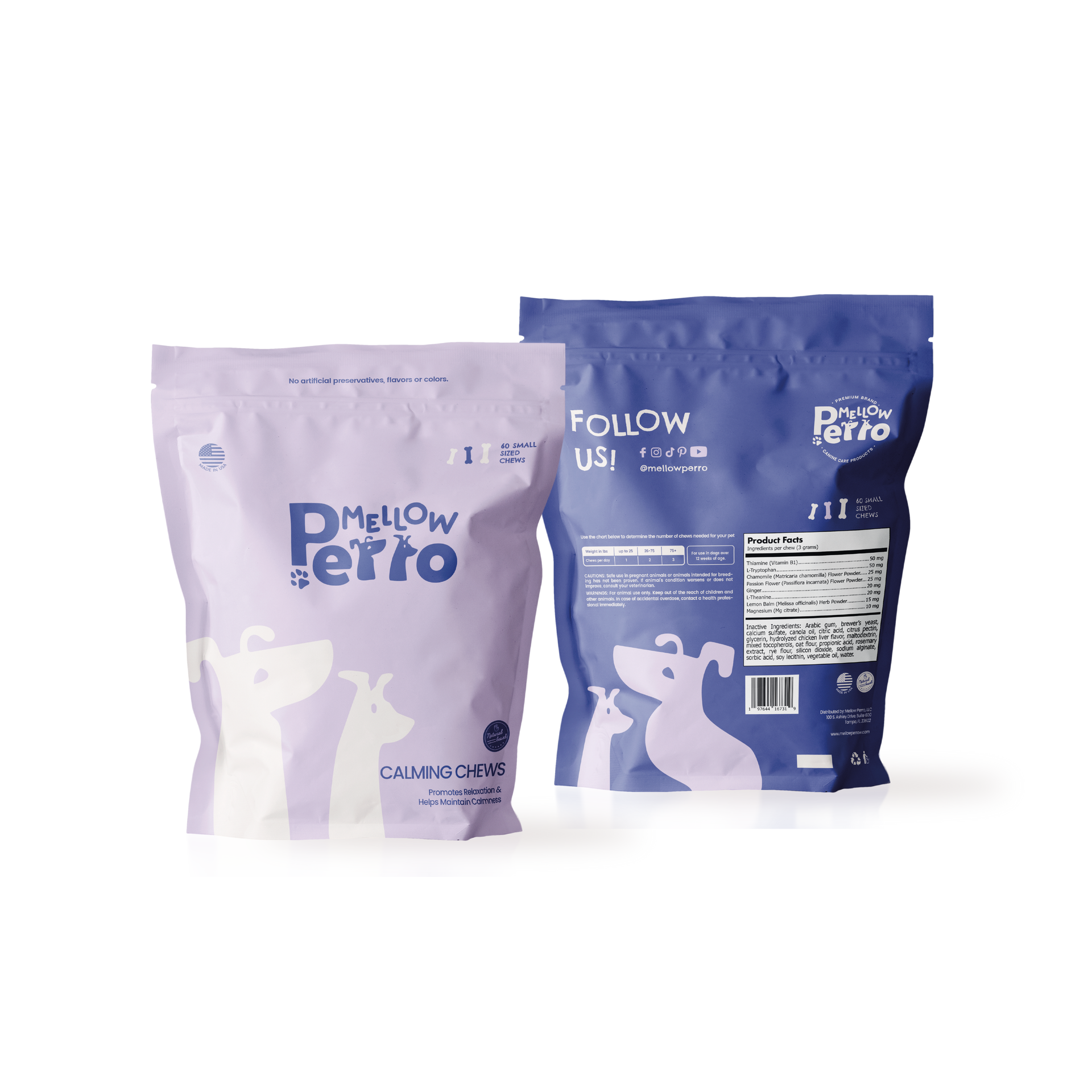 NEW！！　Mellow Summer PET Calming Chews – Mellow Perro, LLC