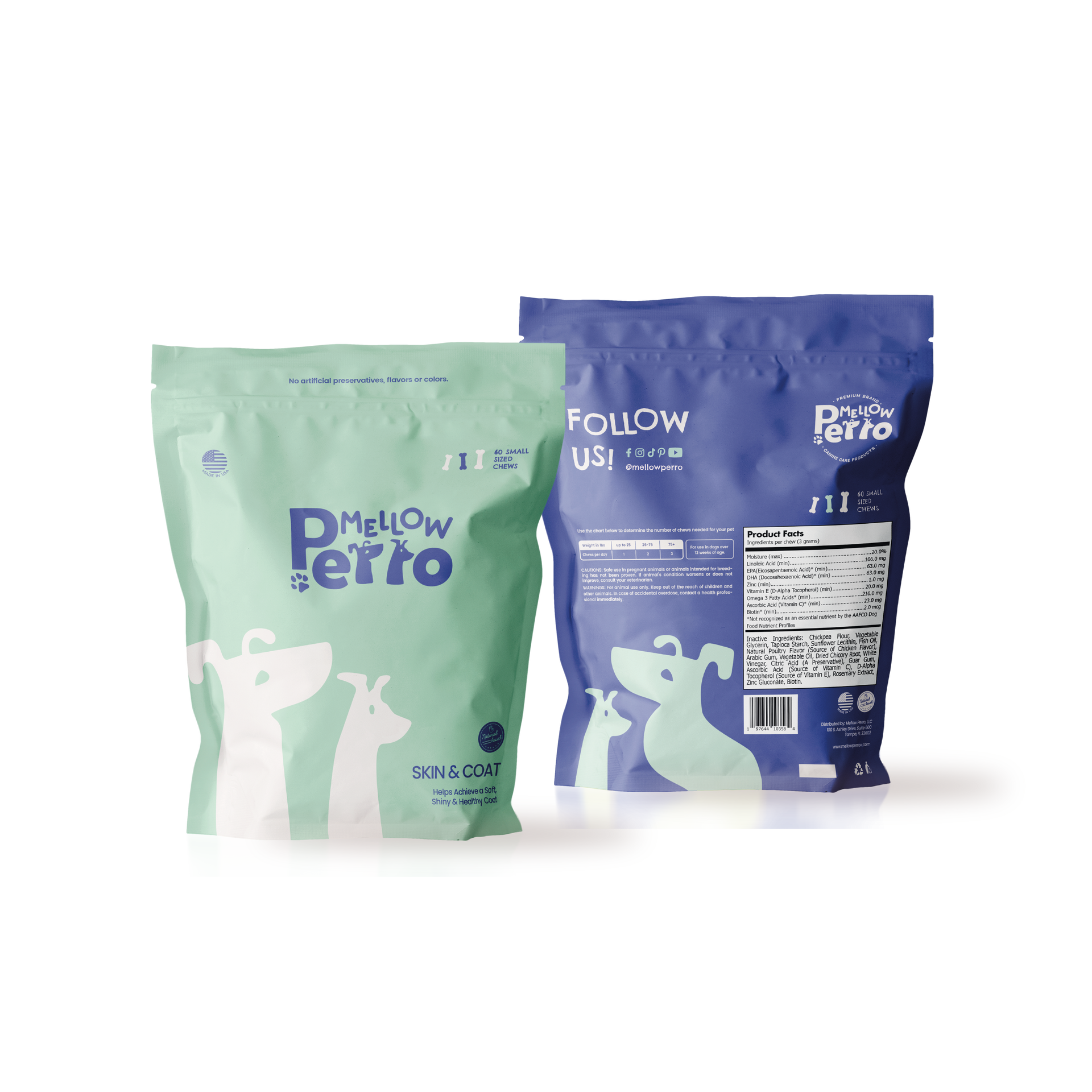 Skin & Coat Chews – Mellow Perro, LLC